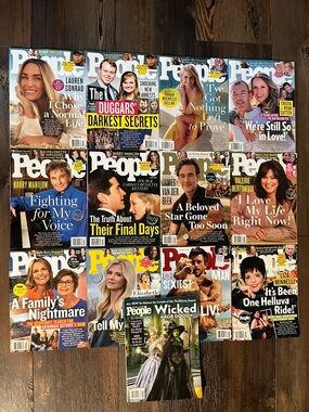 People Magazine Lot of 13 (New/Unread)